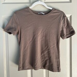 ZARA | Basic Crew Neck Tee | Size L